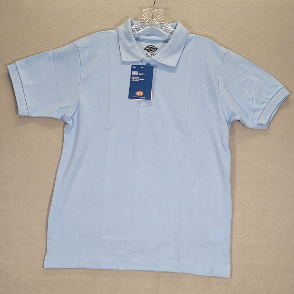Dickies women's Blue polo Shirt Classic fit  Size  XL ( 18-20)